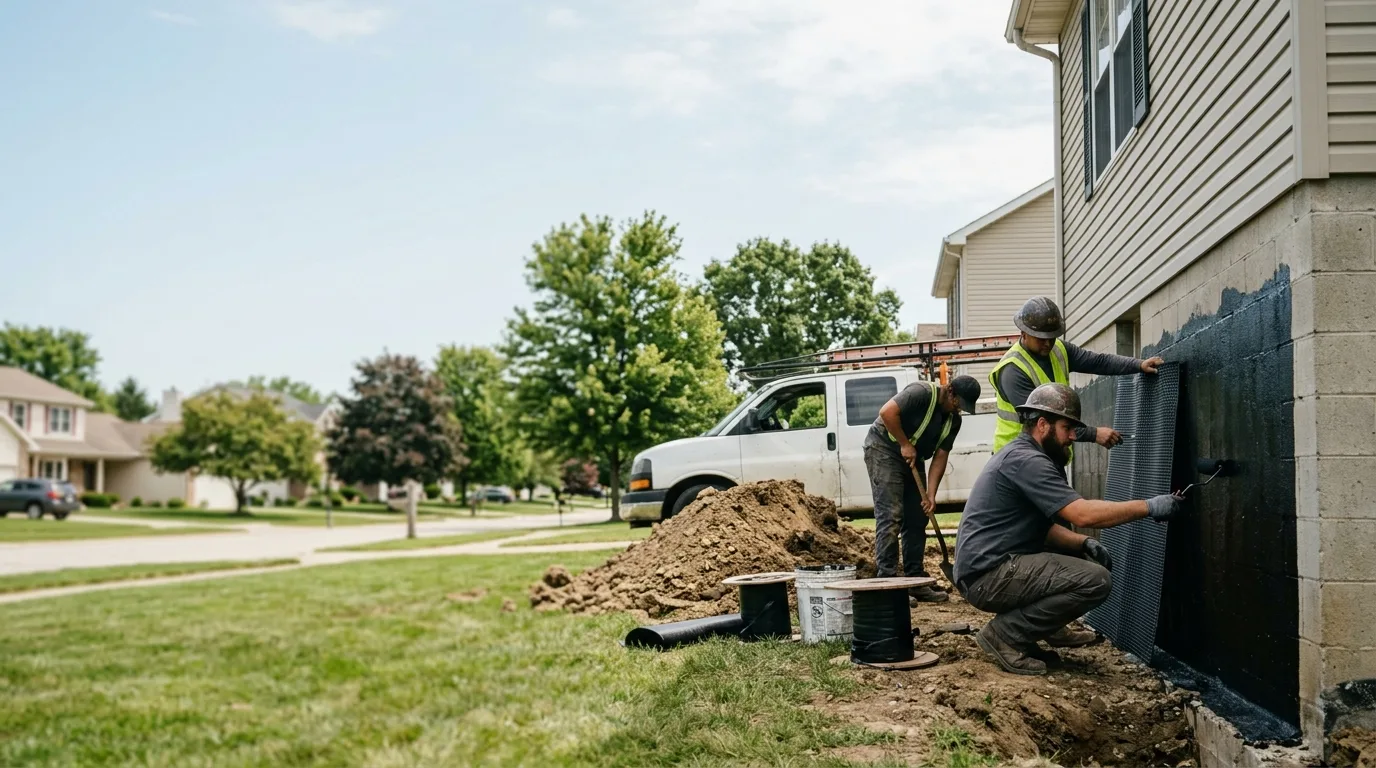 Basement Waterproofing in Pleasant Lake, IN near me